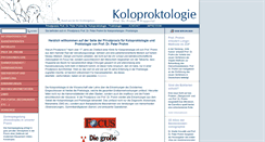Desktop Screenshot of koloproktologie-professor-prohm.de